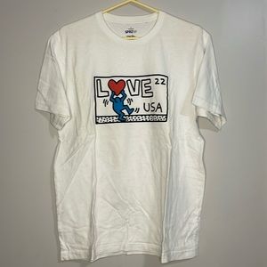 Uniqlo x Keith Harring graphic short sleeve tee